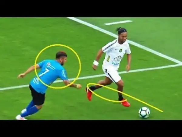 Video: 37 Years Old Ronaldinho Amazing Goals/Passes/Skills [2017-2018]